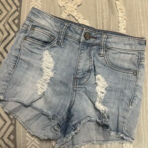 High Waist Jean Shorts- Size 00